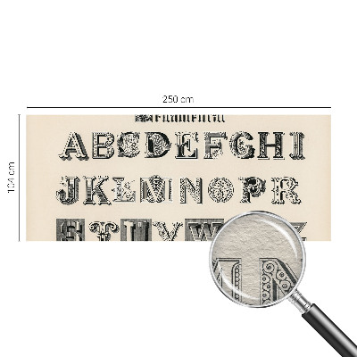 Dekorativna fototapeta Dekorativne črke