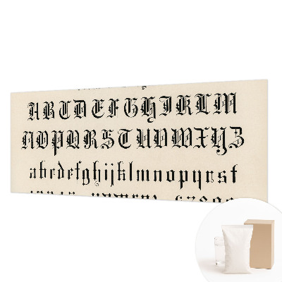 Stenska dekoracija fototapeta Gotske črke