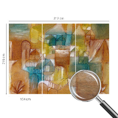 Fototapeta s tiskom z geometrijskim vzorcem