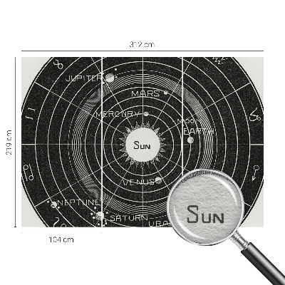 Foto tapeta z motivom kozmičnega diagrama