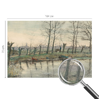 Tiskana fototapeta flis Zimska pokrajina