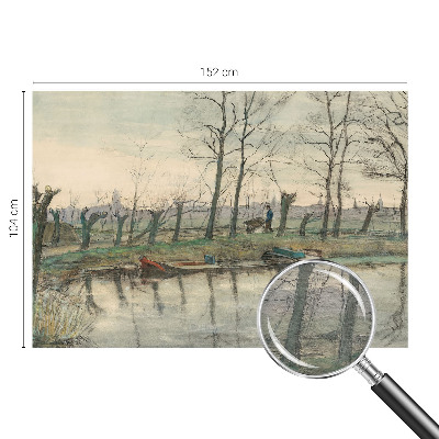 Tiskana fototapeta flis z motivom zimske pokrajine