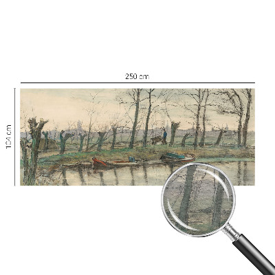 Tiskana fototapeta flis z motivom zimske pokrajine