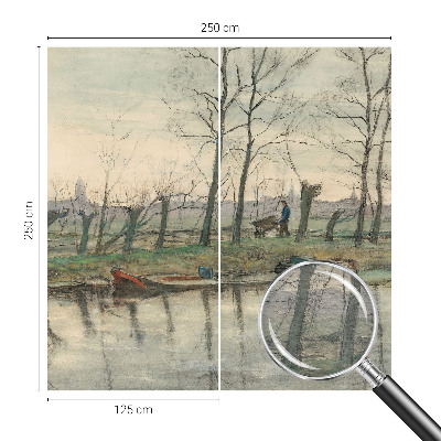 Tiskana fototapeta flis z motivom zimske pokrajine