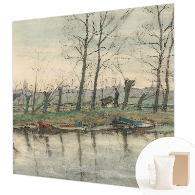 Tiskana fototapeta flis Zimska pokrajina