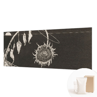 Fototapeta po meri z nostalgičnim motivom sončnice
