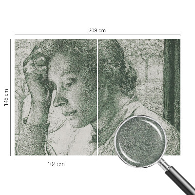 Fototapeta za steno z motivom refleksivne ženske