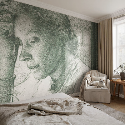 Fototapeta za steno z motivom refleksivne ženske