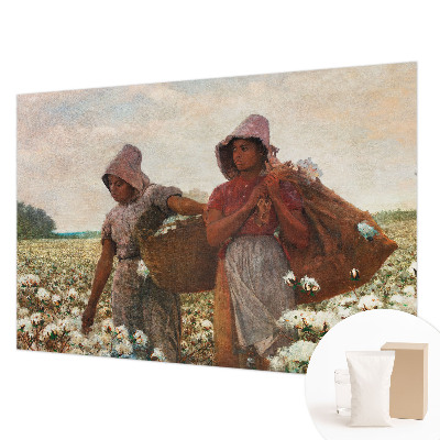 Fototapeta za spalnico z motivom dela na terenu