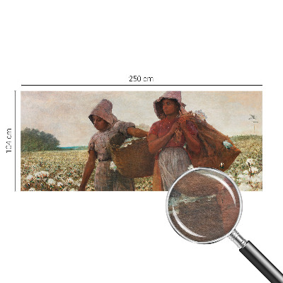 Fototapeta za spalnico z motivom dela na terenu