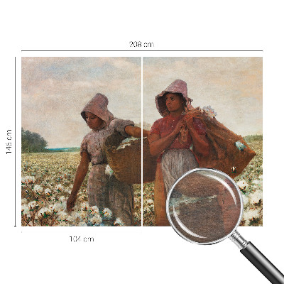Fototapeta za spalnico z motivom dela na terenu