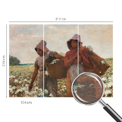 Fototapeta za spalnico z motivom dela na terenu