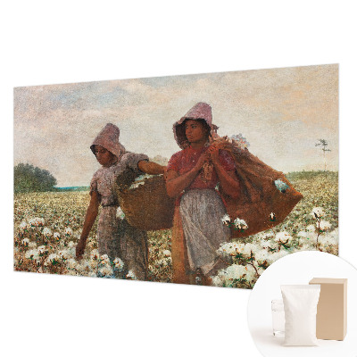 Fototapeta za spalnico z motivom dela na terenu