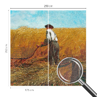 Flis fototapeta za otroško sobo z motivom žetve na soncu
