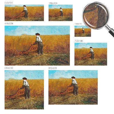 Flis fototapeta za otroško sobo Žetev na soncu