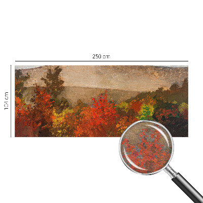 Moderna fototapeta s jesensko panoramo