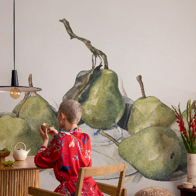 Fototapeta Akvarelne hruške