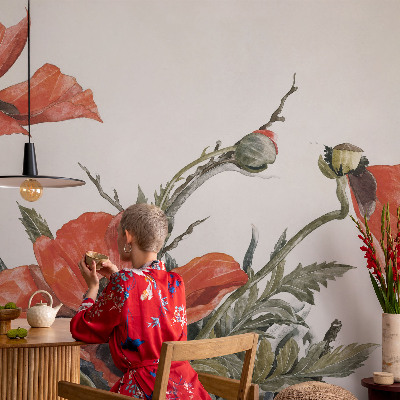 Foto tapeta Rdeči maki