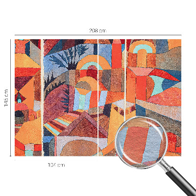 Stenska fototapeta flis Barvit mozaik