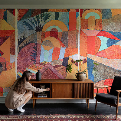 Stenska fototapeta flis Barvit mozaik