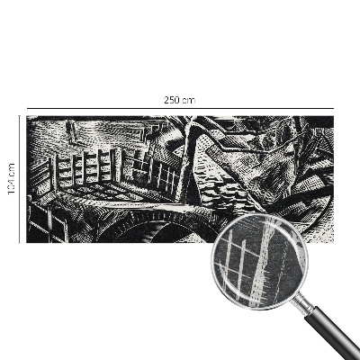 Netkana fototapeta z arhitekturnim motivom krajine
