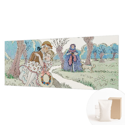 Tiskana fototapeta flis Romantični prizor