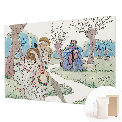 Tiskana fototapeta flis Romantični prizor