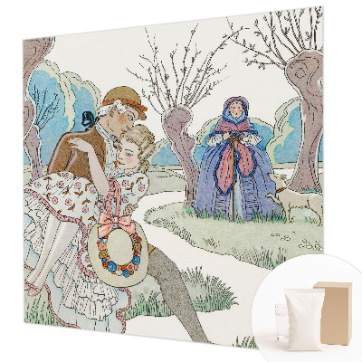 Tiskana fototapeta flis Romantični prizor