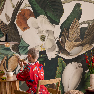 Fototapeta za spalnico Ptice magnolije