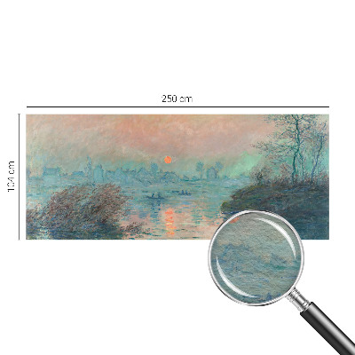 Stenska dekoracija fototapeta s prizorom atmosferskega somraka