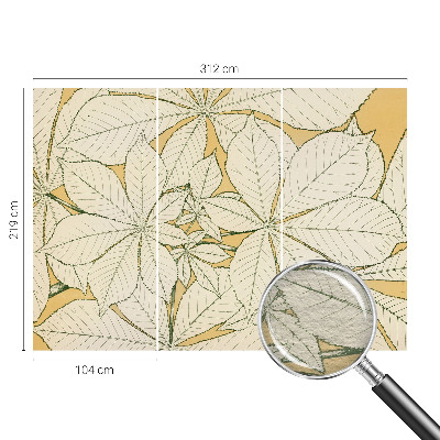 Fototapeta po meri Kostanjevi listi