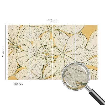 Fototapeta po meri Kostanjevi listi