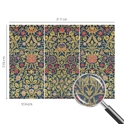 Fototapeta za dnevno sobo Cvetlični vzorec