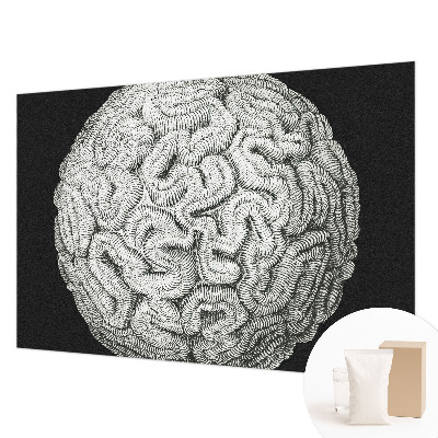 Flis fototapeta za otroško sobo Sferična struktura