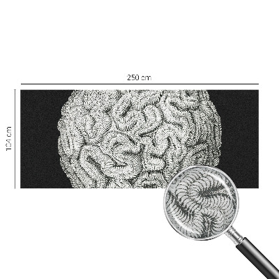 Flis fototapeta za otroško sobo Sferična struktura