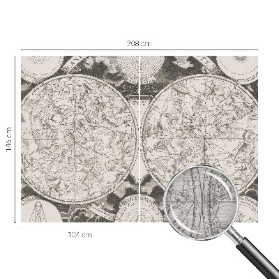 Tiskana fototapeta flis Zvezdni zemljevid