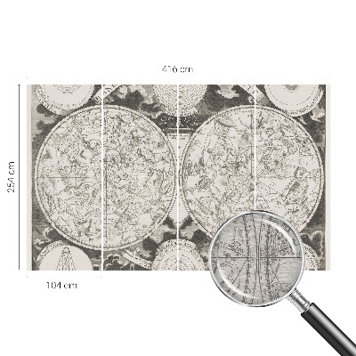 Tiskana fototapeta flis Zvezdni zemljevid