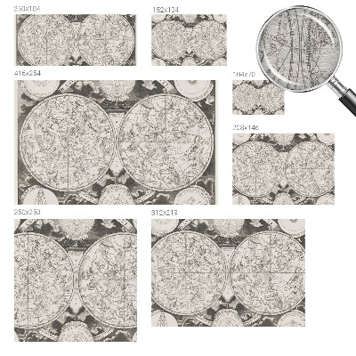 Tiskana fototapeta flis Zvezdni zemljevid