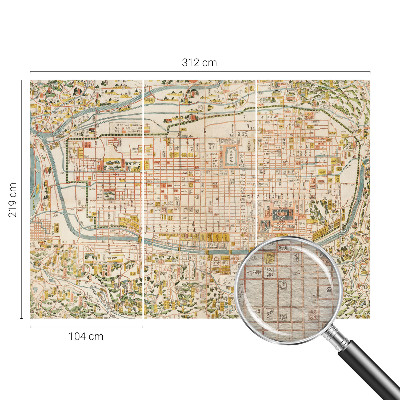 Fototapeta za steno Starinski zemljevid