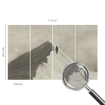 Dekorativna fototapeta Osamljeni plezalec