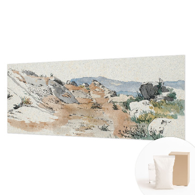 Netkana fototapeta Skalna pokrajina