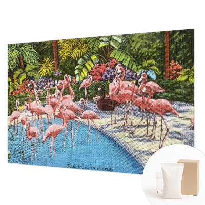 Flis fototapeta z eksotičnim prizorom