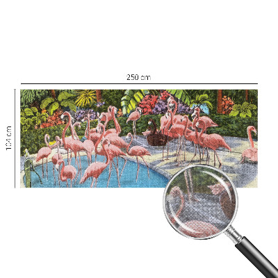 Flis fototapeta z eksotičnim prizorom