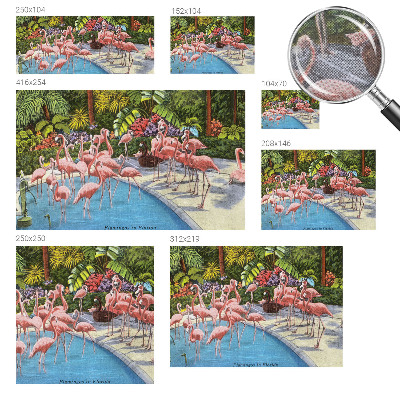 Flis fototapeta Eksotični prizor