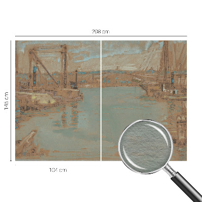 Stenska fototapeta flis Pogledi na pristanišče