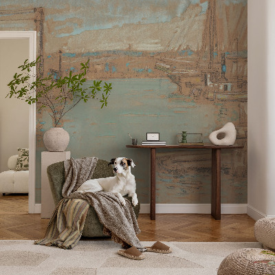 Stenska fototapeta flis Pogledi na pristanišče