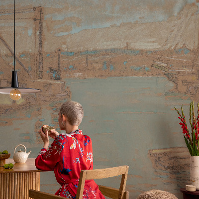 Stenska fototapeta flis Pogledi na pristanišče