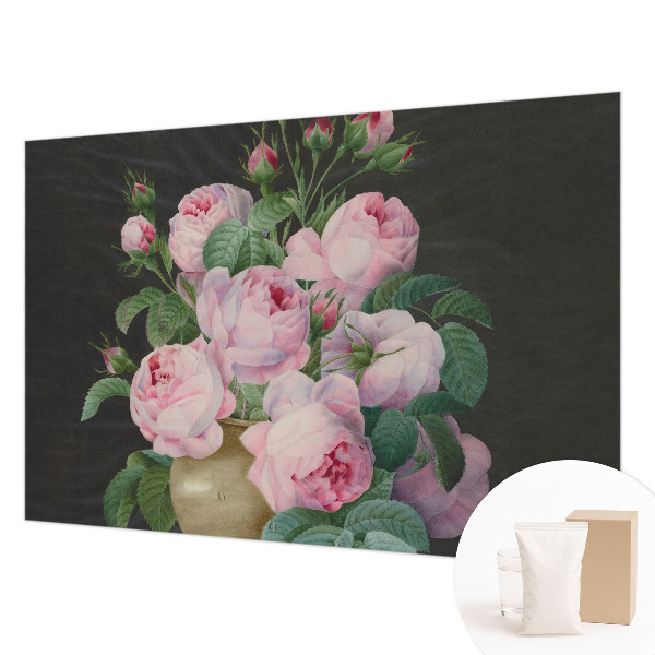 Fototapeta za dnevno sobo z motivom cvetlične elegance