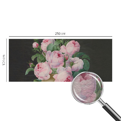 Fototapeta za dnevno sobo z motivom cvetlične elegance