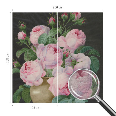 Fototapeta za dnevno sobo z motivom cvetlične elegance